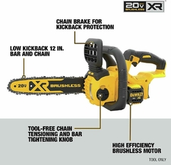 DEWALT DCCS620B Motosierra inalámbrica compacta solo herramienta - comprar online