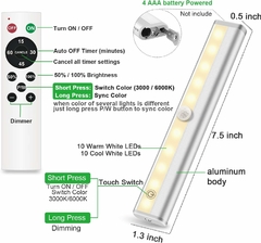 Szokled - Barra De Luz Led Inalámbrica Para Debajo Del Gabinete Pilas AAA - comprar online