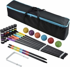 Juego de croquet premium para familias croquet de BroWill con bolsa de transporte