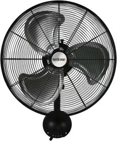 Ventilador Hurricane Pro de metal, alta velocidad, Aluminio, Negro, 20 pulgadas
