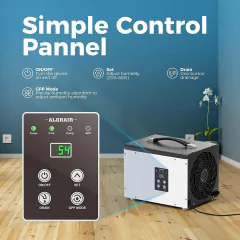 Deshumidificador AlorAir de 70 pintas comercial de hasta 1000 pies cuadrados certificado Energy Star - tienda online