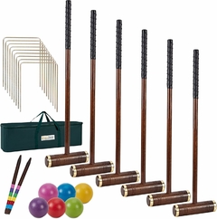 Juego de croquet premium para familias croquet de BroWill con bolsa de transporte - comprar online