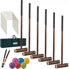 Juego de croquet premium para familias croquet de BroWill con bolsa de transporte - comprar online