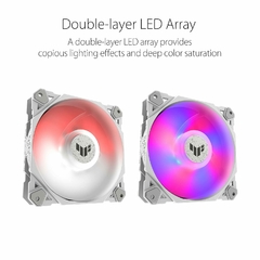 Ventiladores ASUS TUF Gaming TF120 ARGB White Edition + Control Hub - Danielle's Store