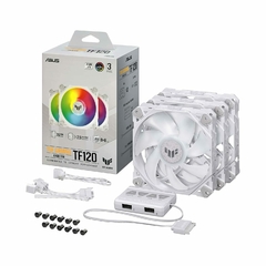 Ventiladores ASUS TUF Gaming TF120 ARGB White Edition + Control Hub - comprar online