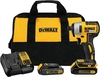 DEWALT Kit de destornillador de impacto inalámbrico de 20 V MAX 2 baterías y cargador