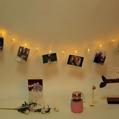 Photo Clip String Lights Decoración Para El Hogar Interior - Danielle's Store