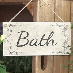 Meijiafei - Placa Decorativa Para Cuarto De Baño - comprar online