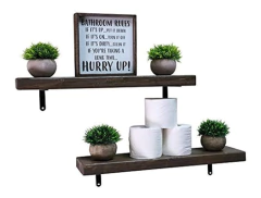 Sdi Designs Rustic Farmhouse Juego De Estantes Flotantes Con - comprar online