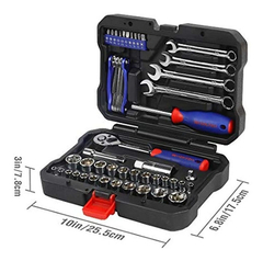 Kit De Herramientas Mecánicas De 52 Piezas. - comprar online