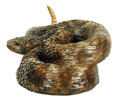 Etatua De Serpiente Cascabel Del Oeste Michael Carr - Danielle's Store