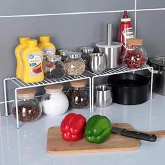 Estantería Multiusos De Metal Color Blanco/6 Unidades. - Danielle's Store