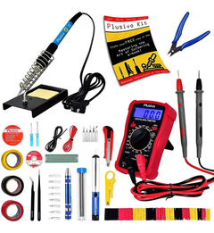 Kit De Cautín Plusivo, 60 W, Ajustable, Con Multímetro - comprar online