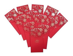 Angel Mall Pack-12 Sobres Rojos Chinos - Lucky Money Gift