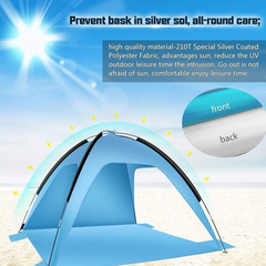 Carpa De Playa Familiar Sumerice Y Refugio Con Sombrilla Uv - comprar online