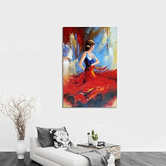 Imagen de Wieco Arte  lienzo En Pinturas Al Óleo Sobre Lona