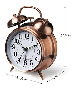 Reloj Dspertador Estilo En (bronce)