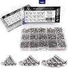 Comdox 500pcs M3 M4 M5 Botón De Cabeza De Acero Inoxidable
