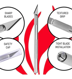 Esterilla De Corte Con Cuchillo De Manualidades Y Regla - Danielle's Store