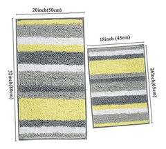 Tapete De Baño De Microfibra Antideslizante Para Baño - Danielle's Store
