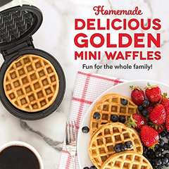 La Máquina Mini Waffle Maker Para Gofres Individuales - comprar online