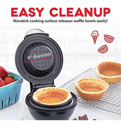 Máquina Para Hacer Tazones De Waffle Pequeños - tienda online