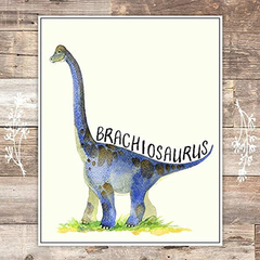 -pintura De Dinosaurio Sin Marco - 8x10s - Danielle's Store