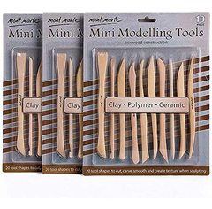 Kit De Herramienta Para Moldear Arcilla. 3 Unidades.