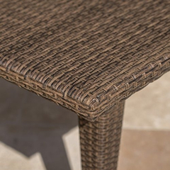 Mesa De Comedor De Mimbre - tienda online