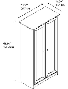 Armario Para Almacenamiento De Madera Color Marrón/4 Niveles - tienda online