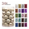 Ki Store 34ct Adornos De Bolas De Navidad Decoraciones