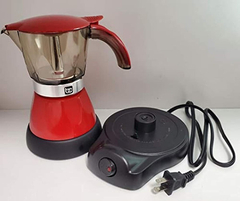 Cafetera Eléctrica Roja De 3 Tazas - comprar online