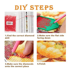 Kit De Pintura De Diamante Para Adultos Y Niños, 5d Diy