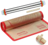 Rodillo Con Anillos De Espesor Con Alfombrilla Para Hornear