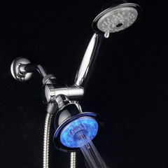 Combo De Cabezal De Ducha Led De 7 Colores - tienda online