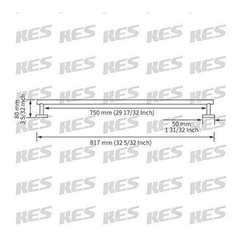 Kes - Toallero De 32 Pulgadas, Baño, Ducha, Organización - Danielle's Store