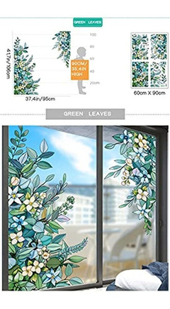 Adhesivo Mural Decorativo , Diseño De Hojas Verdes En 3d en internet