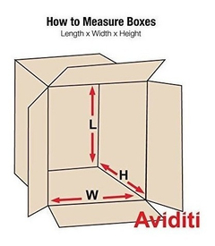 Caja Corrugada De Pared Simple Aviditi 977, 9 De Largo X 7 - Danielle's Store