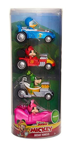 Juego De 4 Piezas De Vehículos De Mickey Mouse