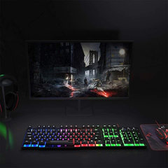 Bluefinger Teclado Rgb, Ratón Y Auriculares Combo Para Ga... - comprar online