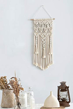 Mkono Macramé Tejido Para Colgar En La Pared Boho Home Chic - comprar online