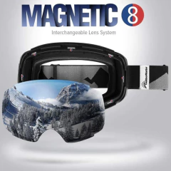 Gafas De Esquí Outdoormaster Pro Sin Marco, Lente Uv400, Gri - comprar online