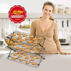 Imagen de Estante De Refrigeración Plegable De 3 Niveles Extensible