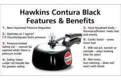 Olla A Presión Anodizada Hawkins Cb20, 2 Litros, Negro en internet