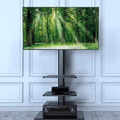 Mueble Para Tv Con 3 Estantes De Metal Color Negro. en internet