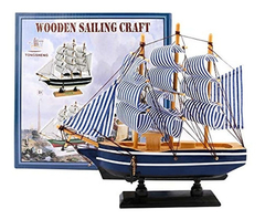 Modelo De Barco De Madera, Estilo Vintage, Hecho A Mano - tienda online