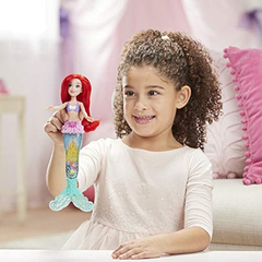 Princess Ariel Muñeca Con Luces, Cola De Sirena Con Agua - tienda online