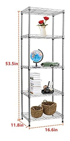 Estanterías De Metal De 5 Hilos Estantes Ajustables - Danielle's Store