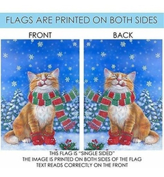 Bandera Decorativa De Gatito Con Bufanda en internet