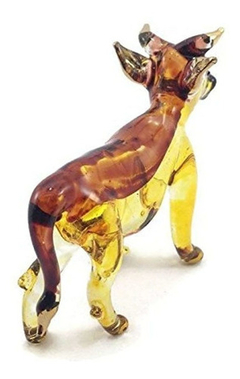 Figura Decorativa, Diseño De Vaca Animales Vidrio - comprar online